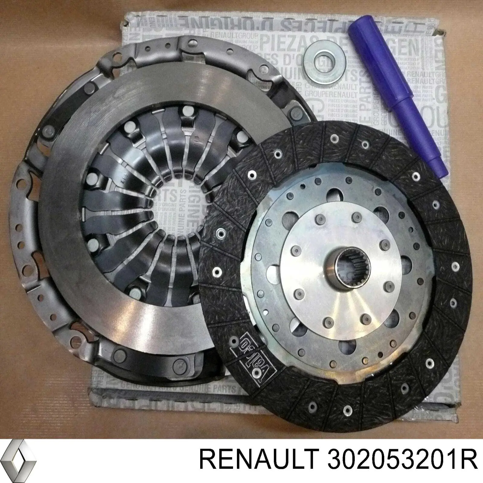 302053201R Renault (RVI) Zestaw sprzęgła (3 części)
