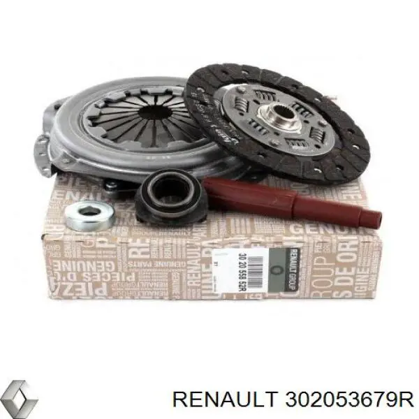 Do koszyka 302053679R Renault (RVI) Zestaw sprzęgła (3 części)