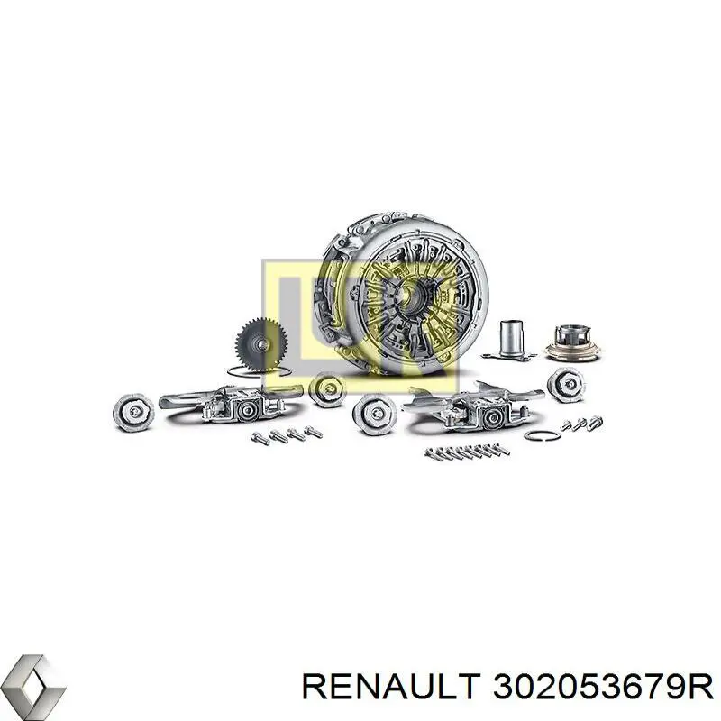 Zestaw sprzęgła (3 części) Renault (RVI) 302053679R cena, od 283,71 USD