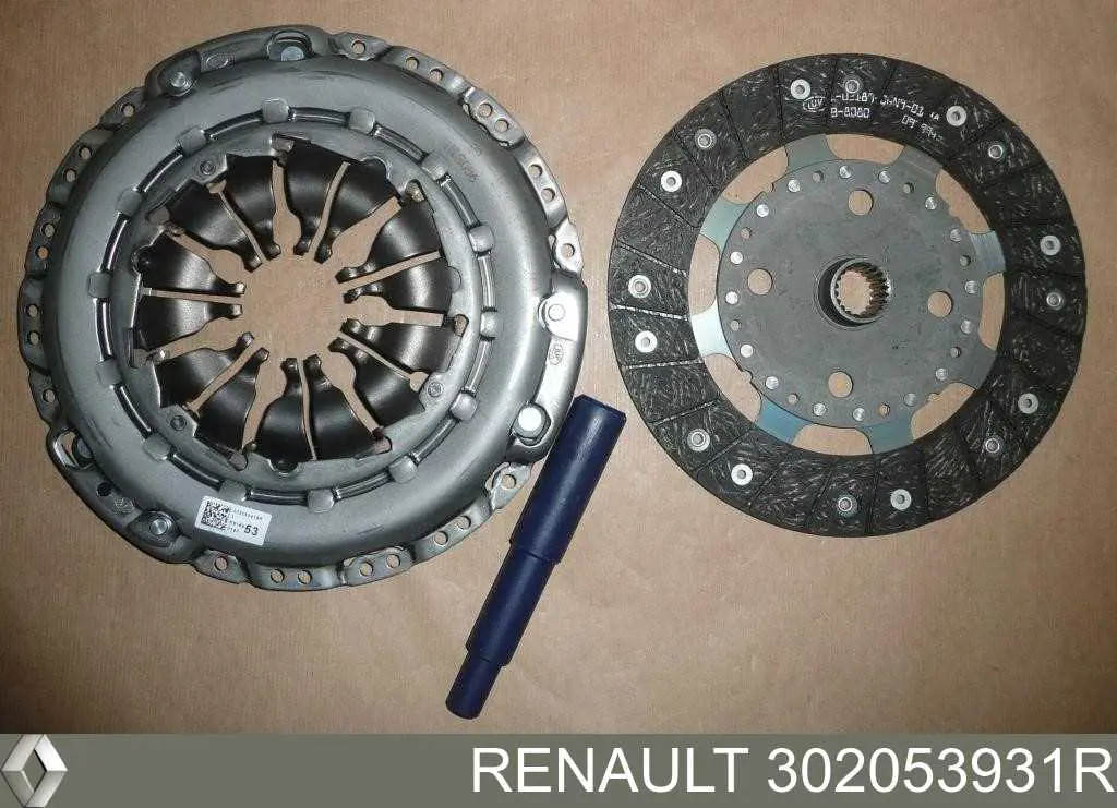 302053931R Renault (RVI) Zestaw sprzęgła (3 części)