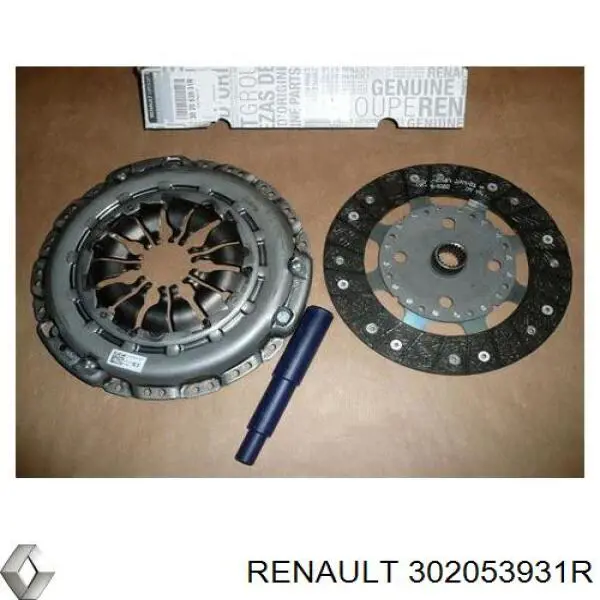 Zestaw sprzęgła (3 części) Renault (RVI) 302053931R