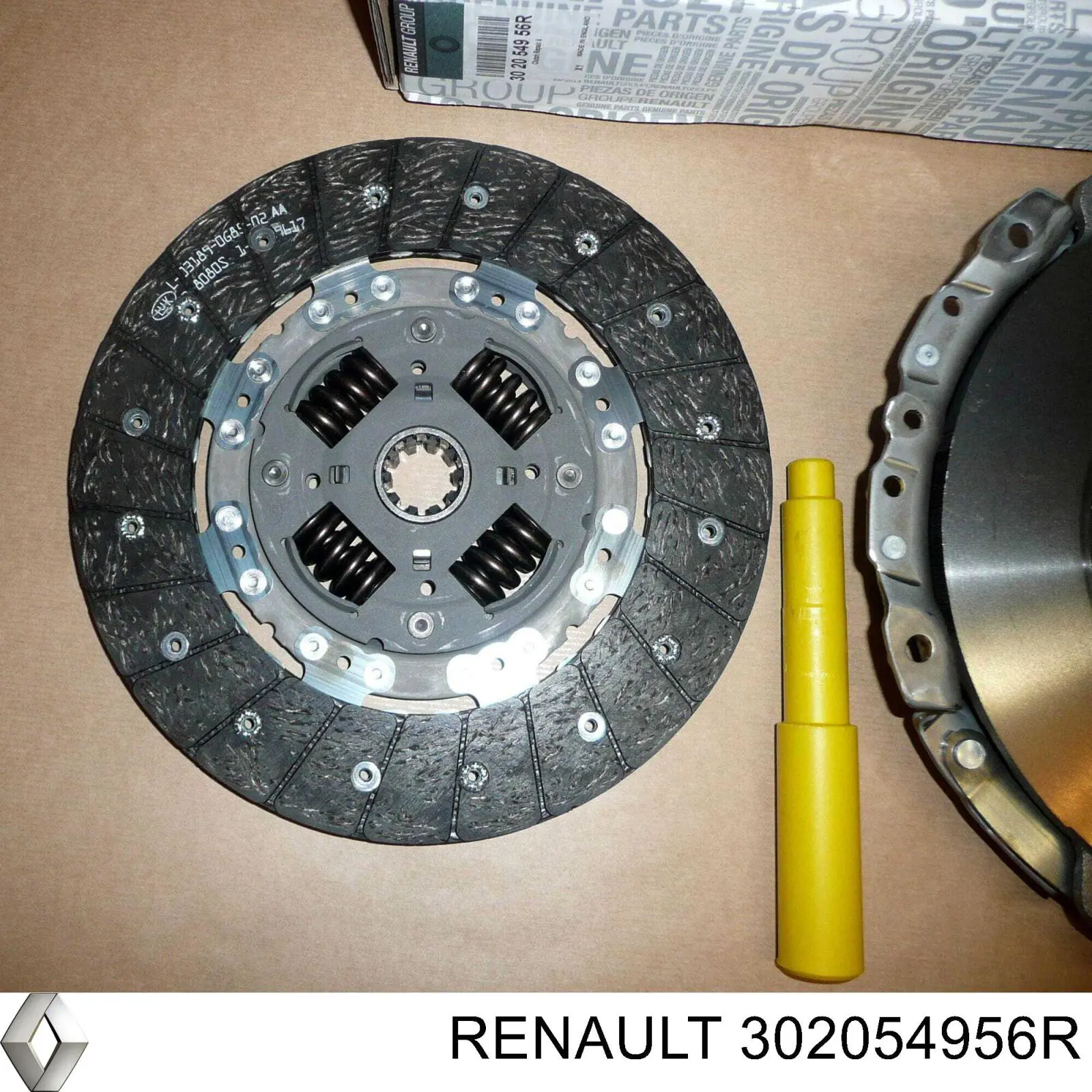 Do koszyka 302054956R Renault (RVI) Zestaw sprzęgła (3 części)
