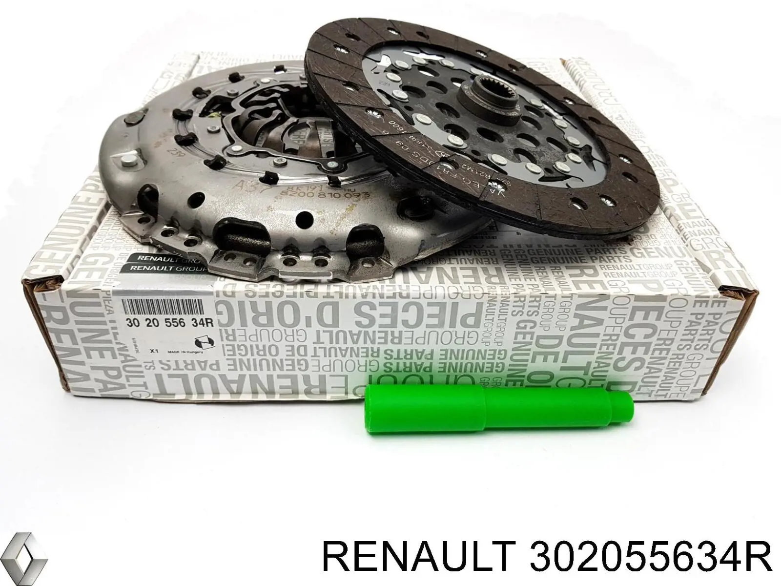 302055638R Renault (RVI) Zestaw sprzęgła (3 części)