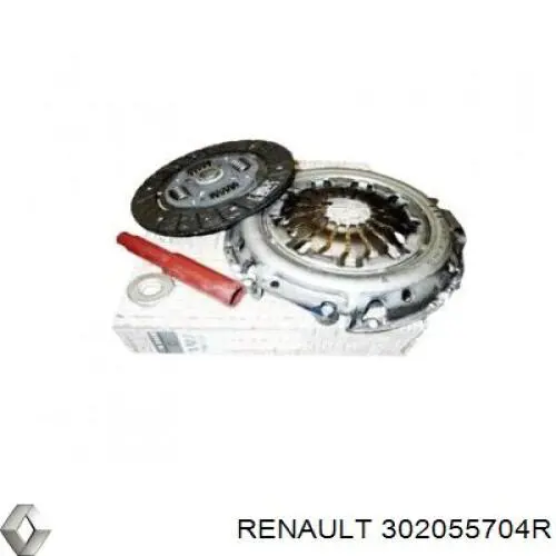 Zestaw sprzęgła (3 części) 302055704R Renault (RVI)