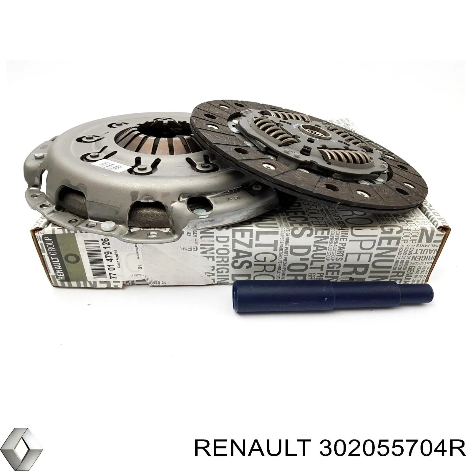 Zestaw sprzęgła (3 części) Renault (RVI) 302055704R cena, od 95,34 USD