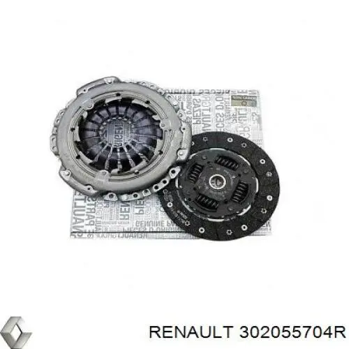 Zestaw sprzęgła (3 części) Renault (RVI) 302055704R cena, od 95,34 USD