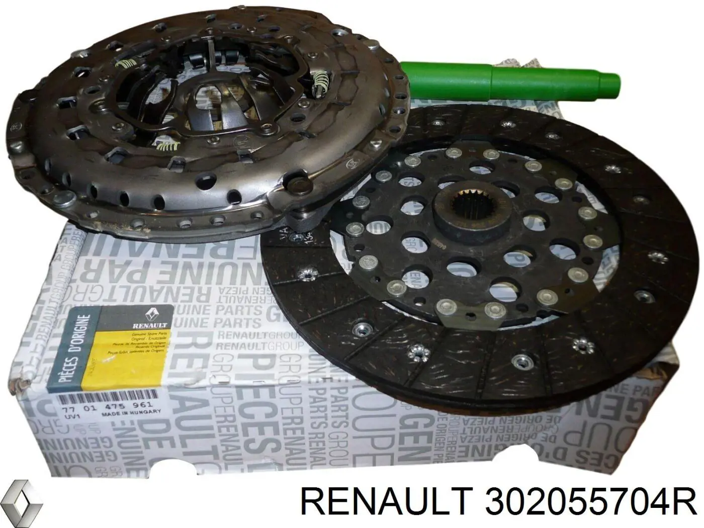 Zestaw sprzęgła (3 części) 302055704R Renault (RVI)