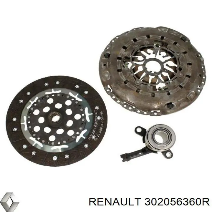 302056360R Renault (RVI) Zestaw sprzęgła (3 części)