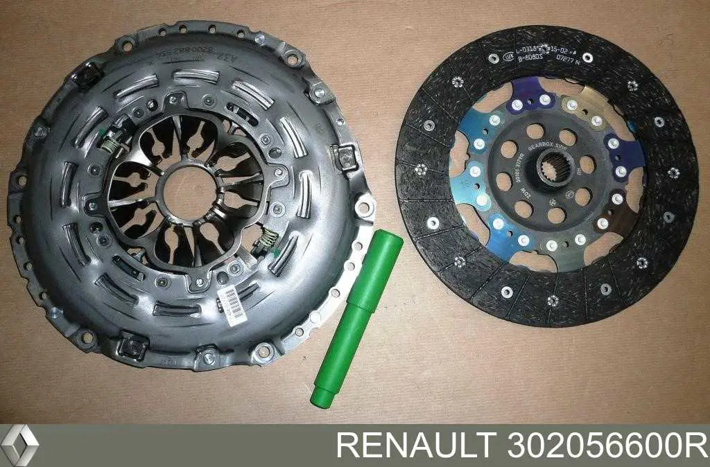 Do koszyka 302056600R Renault (RVI) Zestaw sprzęgła (3 części)