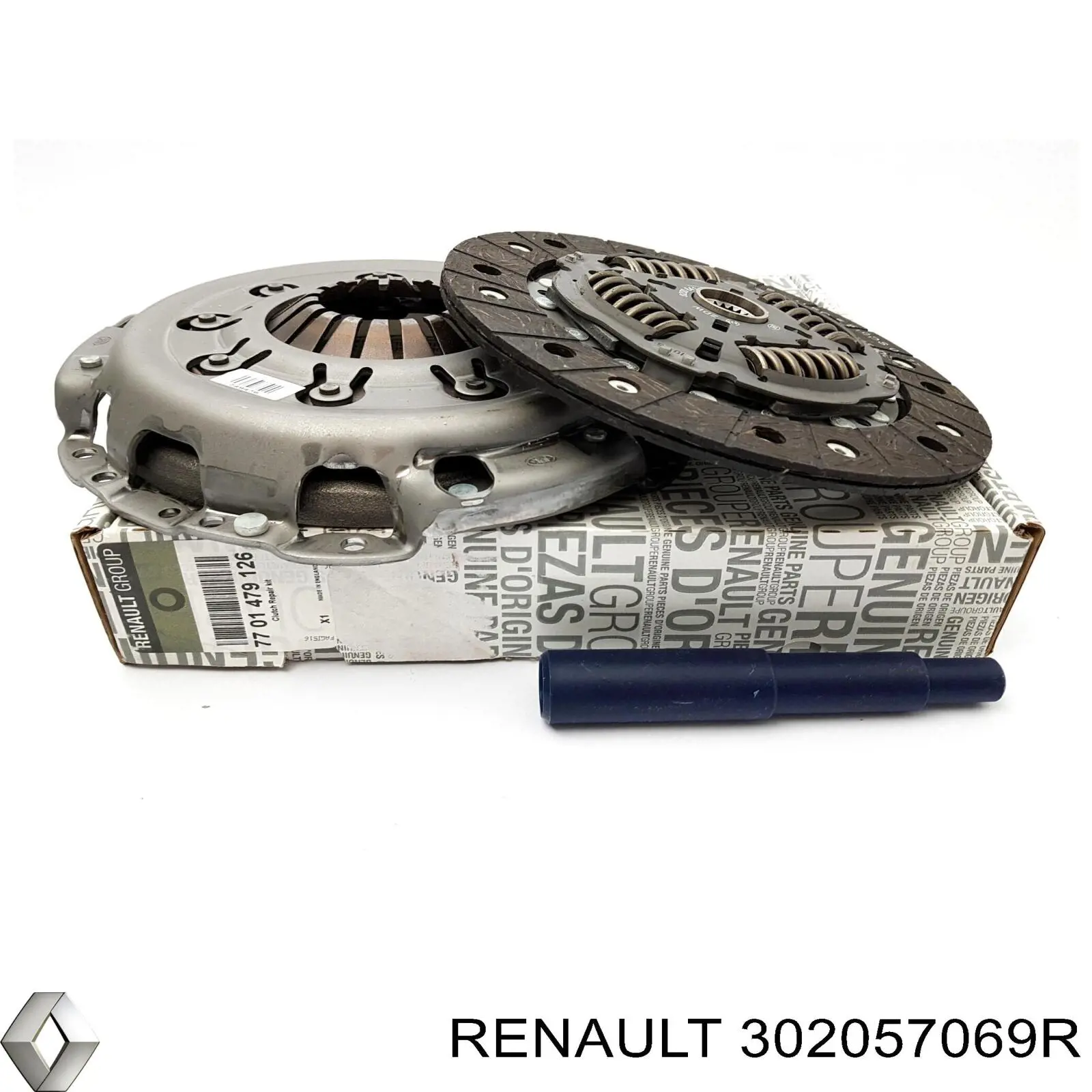 302057069R Renault (RVI) Zestaw sprzęgła (3 części)
