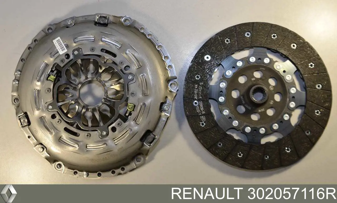 302057116R Renault (RVI) Zestaw sprzęgła (3 części)