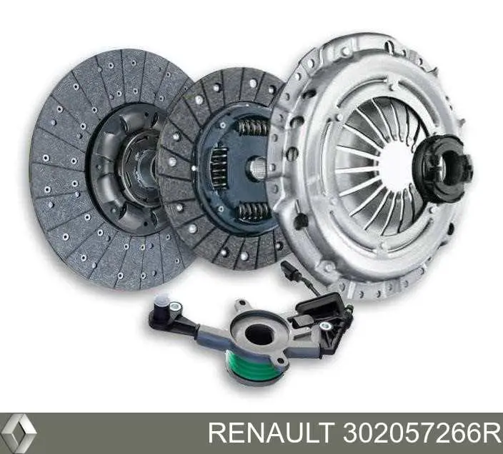 302057266R Renault (RVI) Zestaw sprzęgła (3 części)