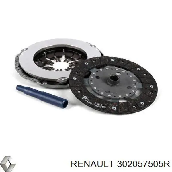 Do koszyka 302057505R Renault (RVI) Zestaw sprzęgła (3 części)