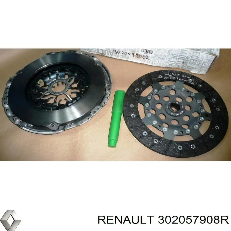 Do koszyka 302057908R Renault (RVI) Zestaw sprzęgła (3 części)