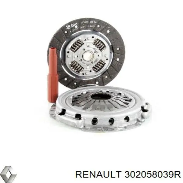 Zestaw sprzęgła (3 części) Renault (RVI) 302058039R cena, od 131,67 USD