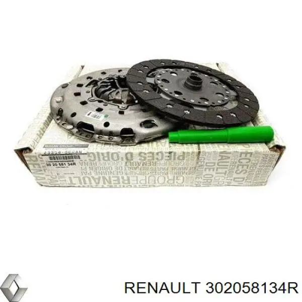 302058134R Renault (RVI) Zestaw sprzęgła (3 części)