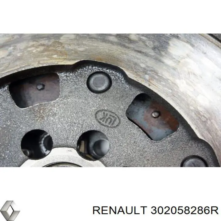 Do koszyka 302058286R Renault (RVI) Zestaw sprzęgła (3 części)