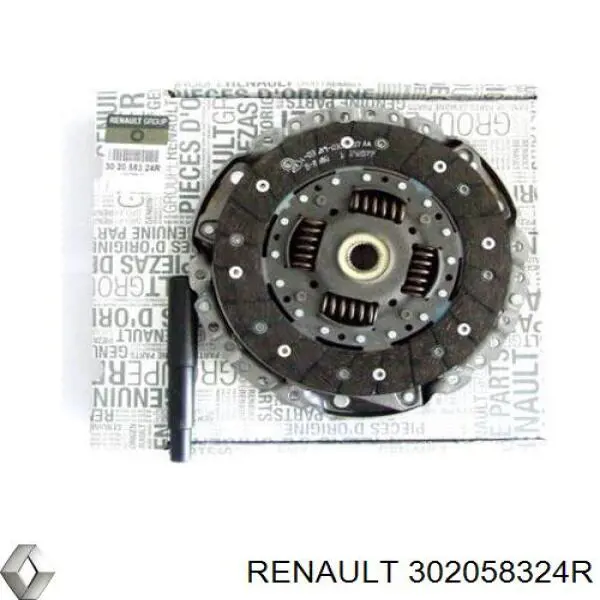 302058324R Renault (RVI) Zestaw sprzęgła (3 części)