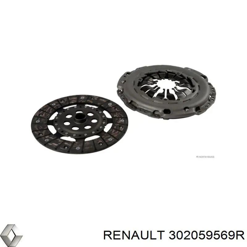Zestaw sprzęgła (3 części) Renault (RVI) 302059569R cena, od 117,03 USD