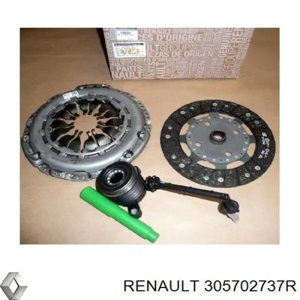 Do koszyka 305702737R Renault (RVI) Zestaw sprzęgła (3 części)