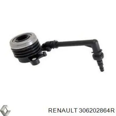 306202864R Renault (RVI) Cylinder roboczy sprzęgła (wysprzęglik) w komplecie z łożyskiem wyciskowym