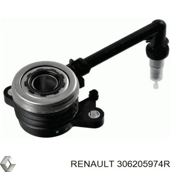 Do koszyka 306205974R Renault (RVI) Cylinder roboczy sprzęgła (wysprzęglik) w komplecie z łożyskiem wyciskowym