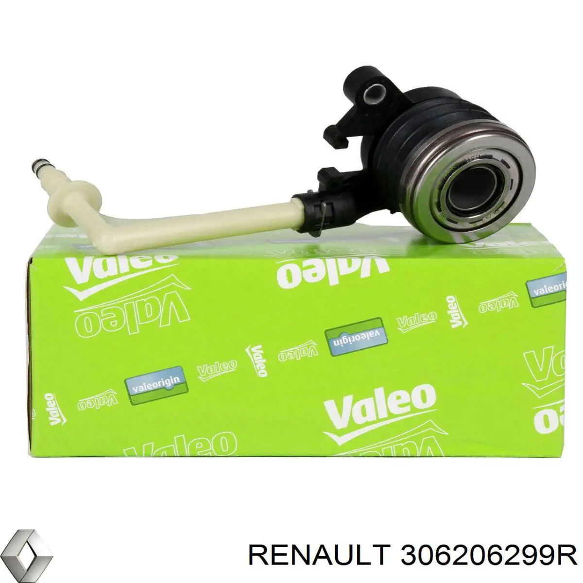 Do koszyka 306206299R Renault (RVI) Cylinder roboczy sprzęgła (wysprzęglik) w komplecie z łożyskiem wyciskowym