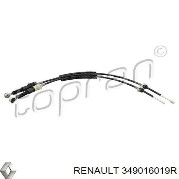 349016019R Renault (RVI) Linka dźwigni zmiany biegów podwójna