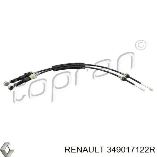 349017122R Renault (RVI) Linka dźwigni zmiany biegów podwójna