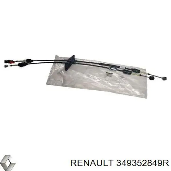 Do koszyka 349352849R Renault (RVI) Linka dźwigni zmiany biegów podwójna