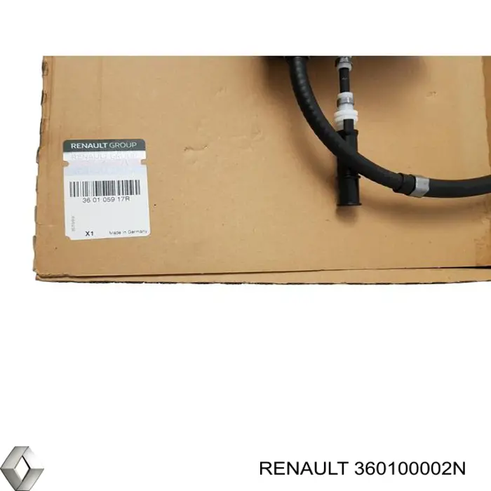 Do koszyka 360100002N Renault (RVI) Linka hamulca ręcznego tylna prawa/lewa