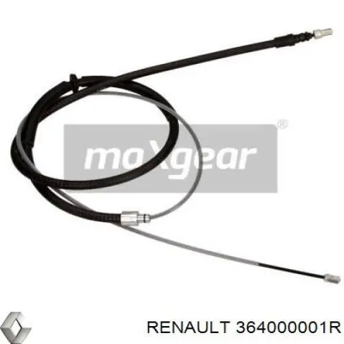 Linka hamulca ręcznego tylna prawa/lewa Renault (RVI) 364000001R cena, od 18,19 USD