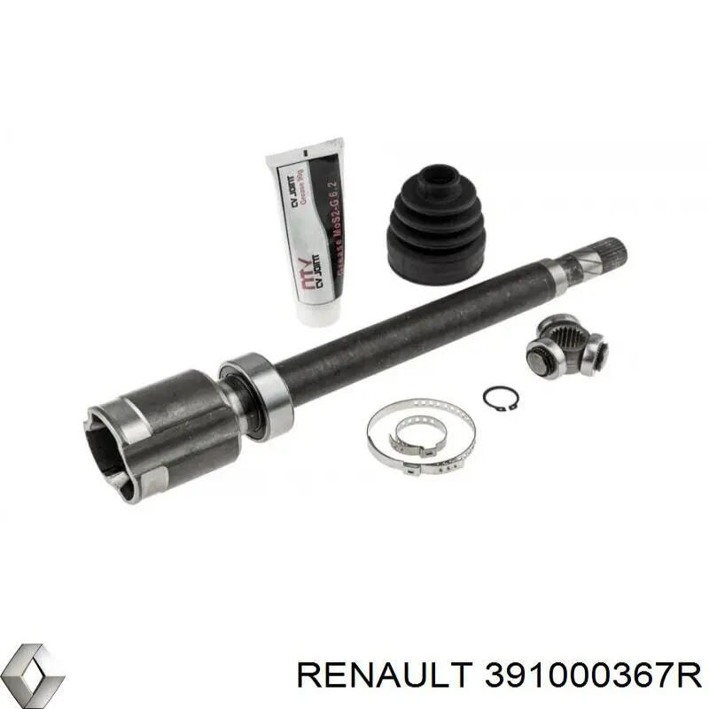 391000367R Renault (RVI) Półoś napędowa przednia prawa