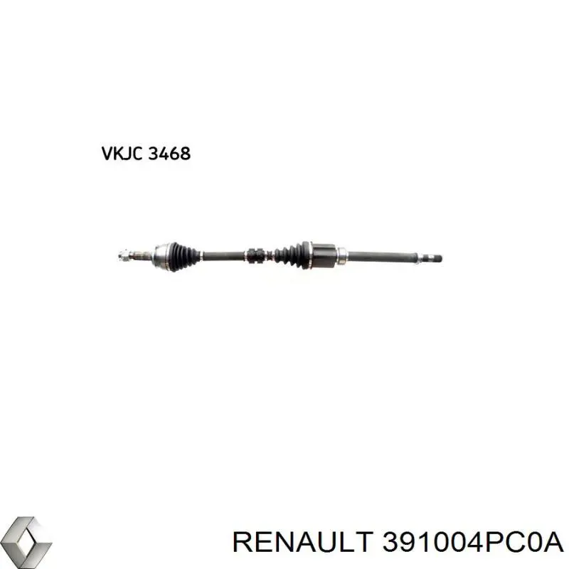 Półoś napędowa przednia prawa Nissan/Infiniti 391004EA0B cena, od 198,04 USD