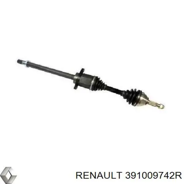 Do koszyka 391009742R Renault (RVI) Półoś napędowa przednia prawa