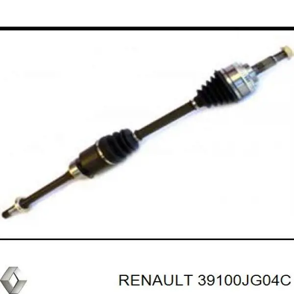 Półoś napędowa przednia prawa 39100JG04C Renault (RVI)