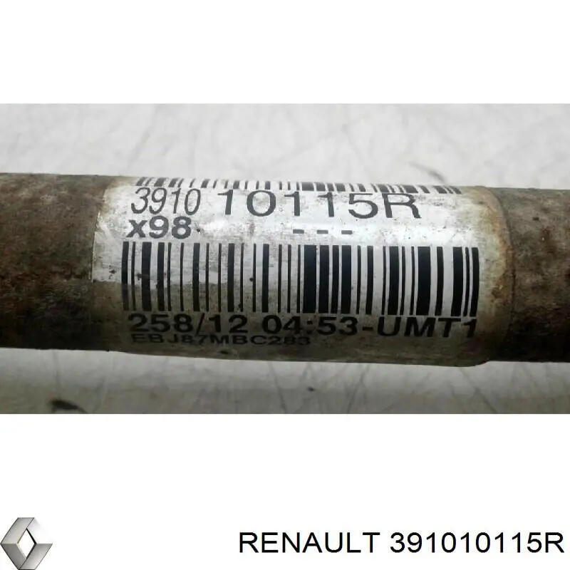 Półoś napędowa przednia lewa Renault (RVI) 391010115R cena, od 108,96 USD