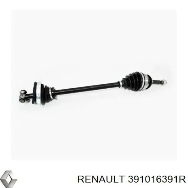 Półoś napędowa przednia lewa Renault (RVI) 391016391R cena, od 95,21 USD