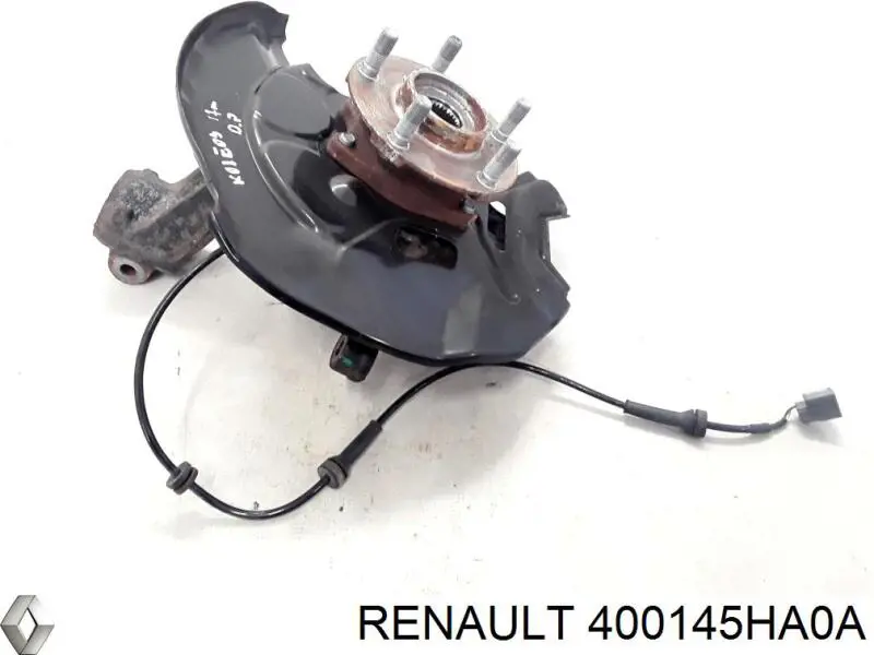 Czop (zwrotnica) przedni prawy Renault (RVI) 400145HA0A cena, od 170,26 USD