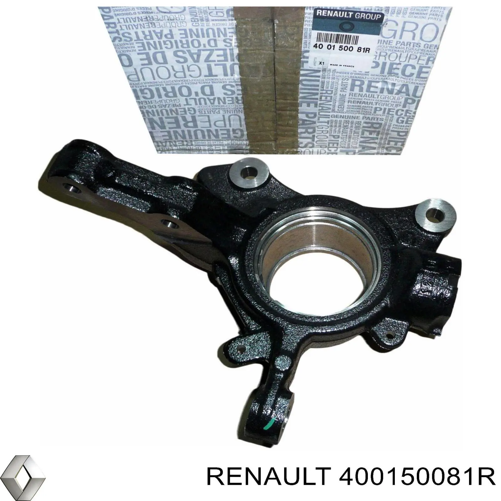 400150081R Renault (RVI) Czop (zwrotnica) przedni lewy
