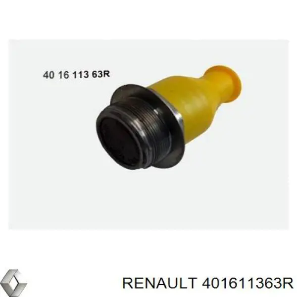 401611363R Renault (RVI) Sworzeń wahacza dolny lewy
