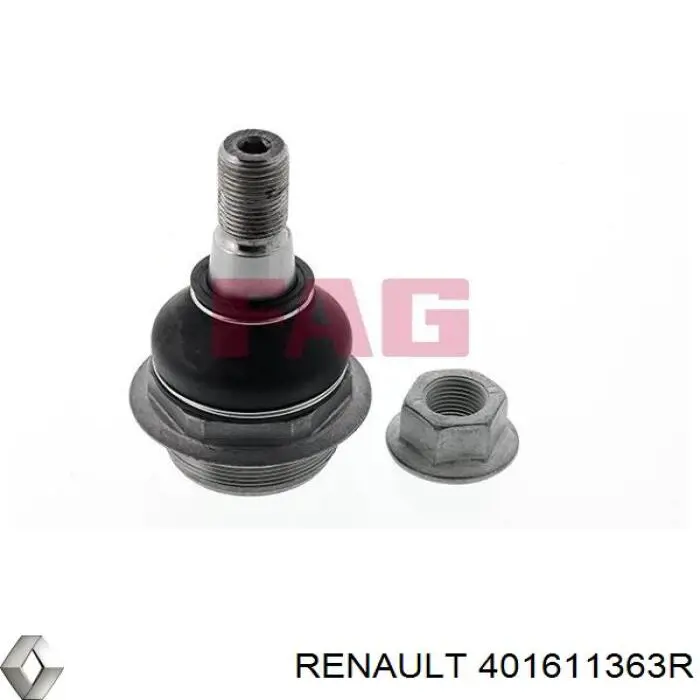 Sworzeń wahacza dolny lewy Renault (RVI) 401611363R cena, od 15,43 USD