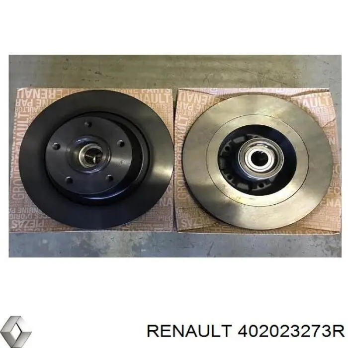 402023273R Renault (RVI) Tarcza hamulcowa tylna