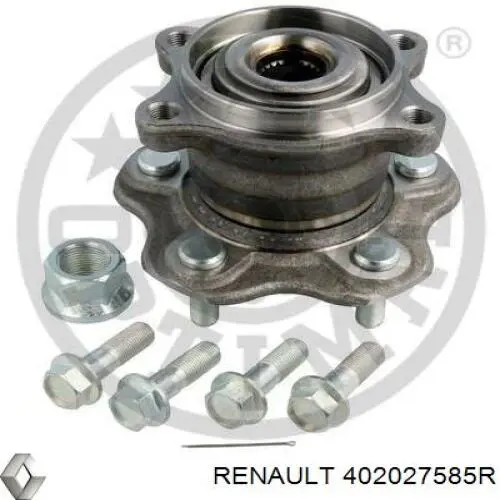 402027585R Renault (RVI) Piasta tylna