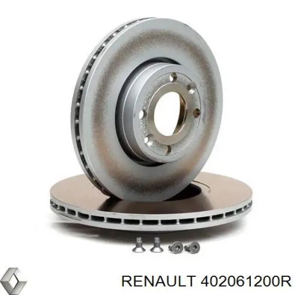 Do koszyka 402061200R Renault (RVI) Tarcza hamulcowa przednia