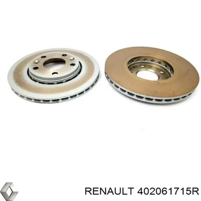 402061715R Renault (RVI) Tarcza hamulcowa przednia