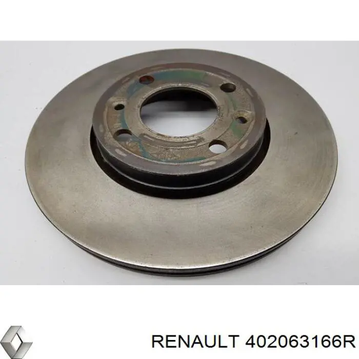402063166R Renault (RVI) Tarcza hamulcowa przednia