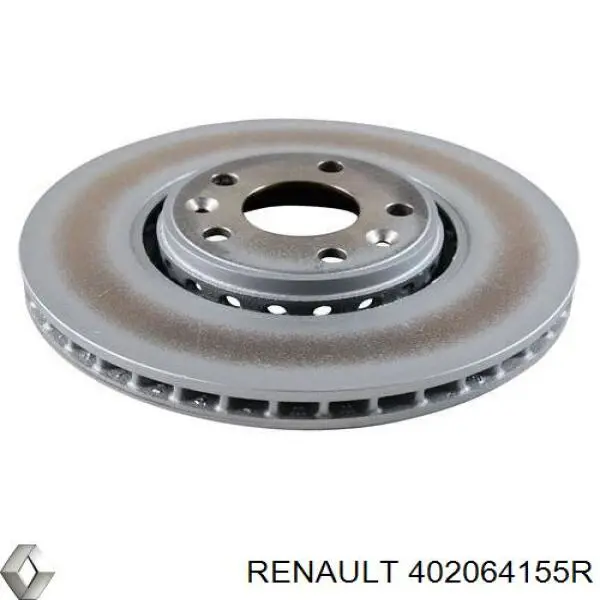 402064155R Renault (RVI) Tarcza hamulcowa przednia