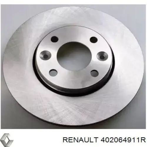 402064911R Renault (RVI) Tarcza hamulcowa przednia