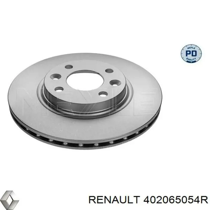 402065054R Renault (RVI) Tarcza hamulcowa przednia